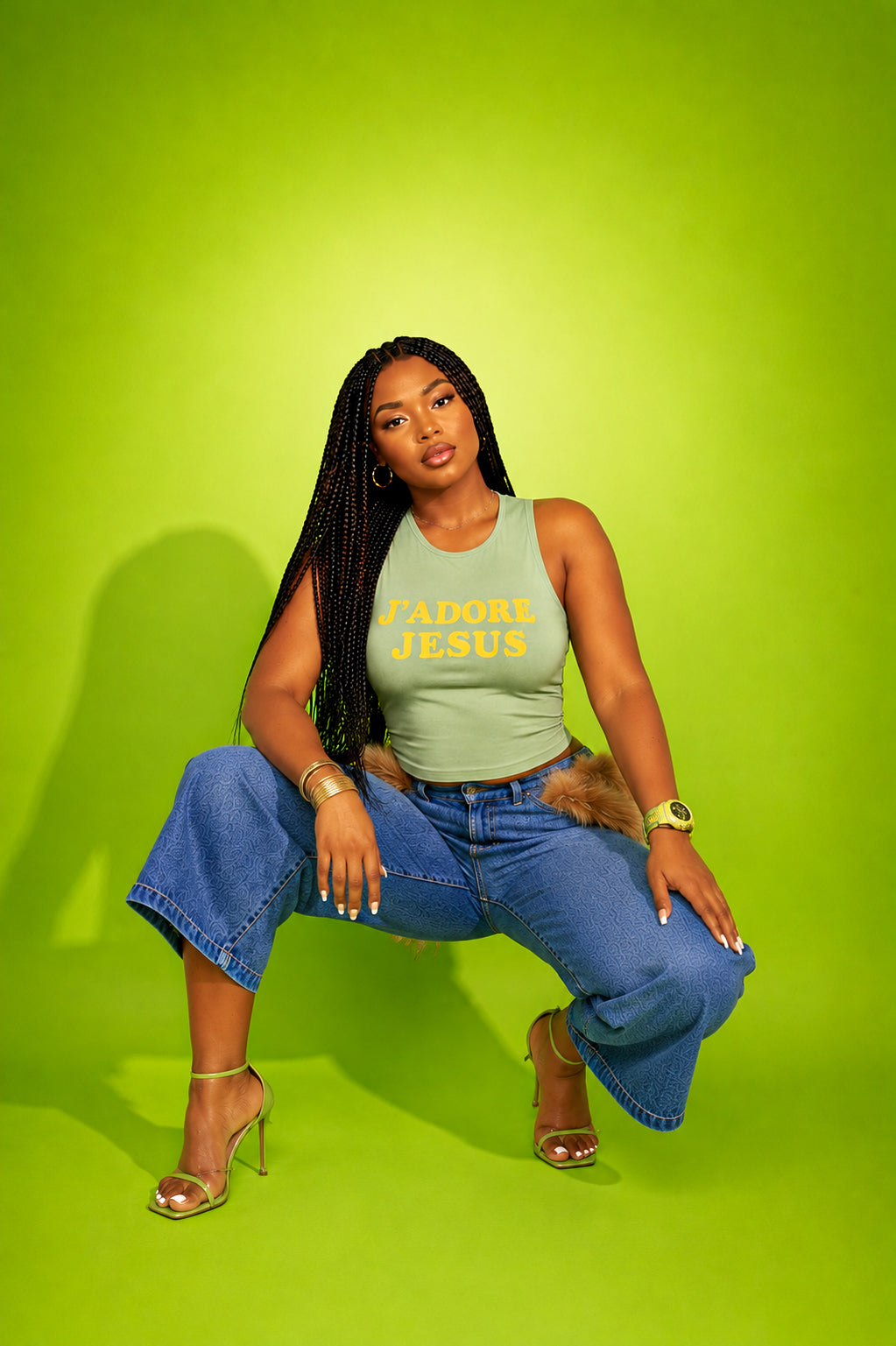 J'adore Jesus "Matcha" Tank