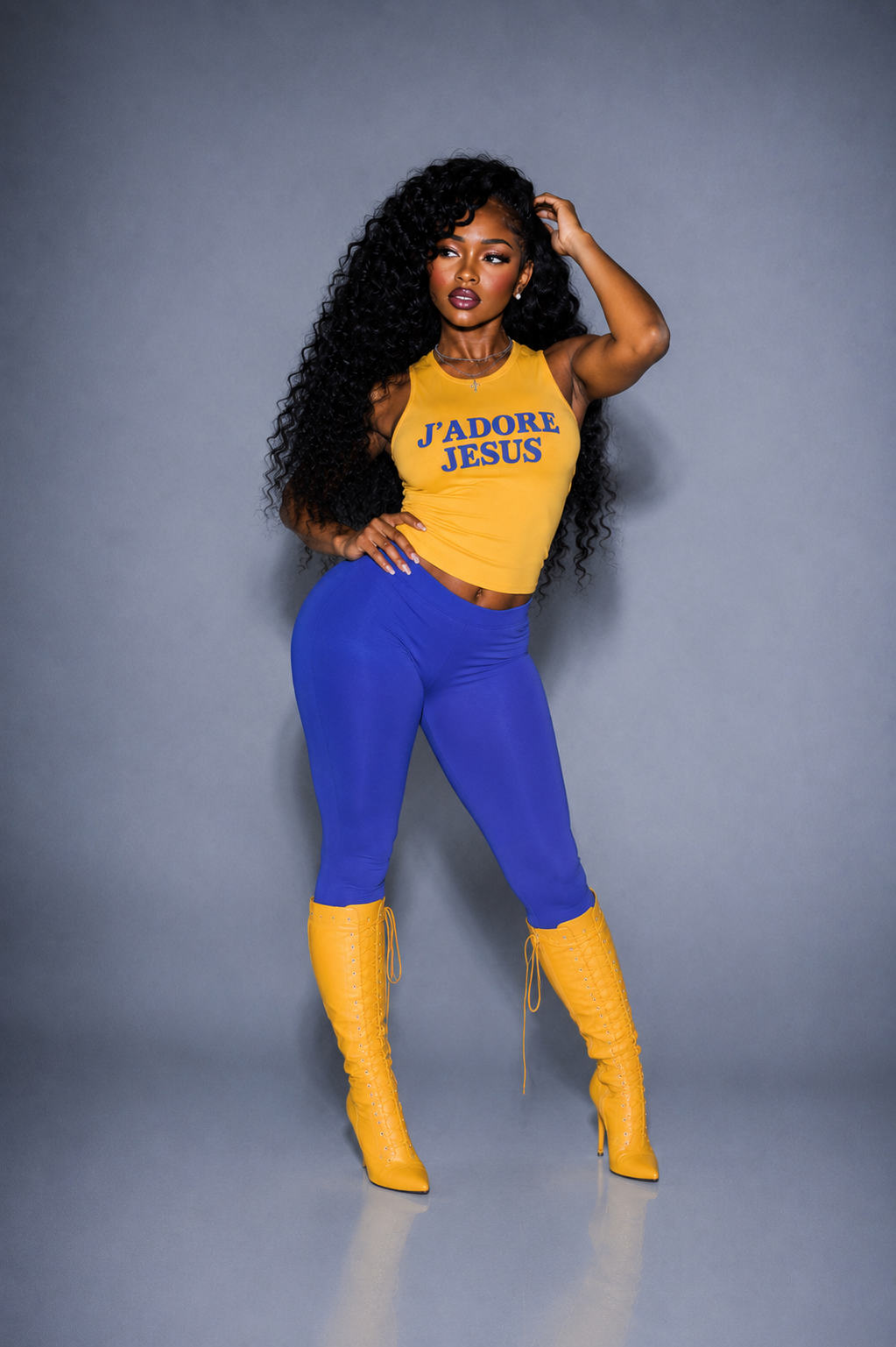 J'adore Jesus "Lemon Drop" Tank
