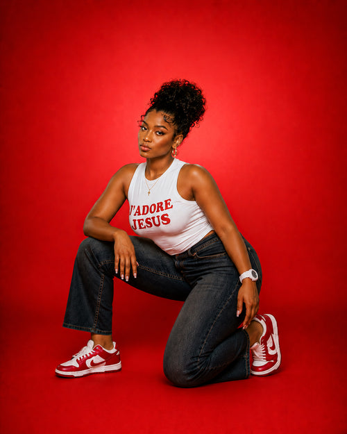 J'adore Jesus "Cherry" Tank