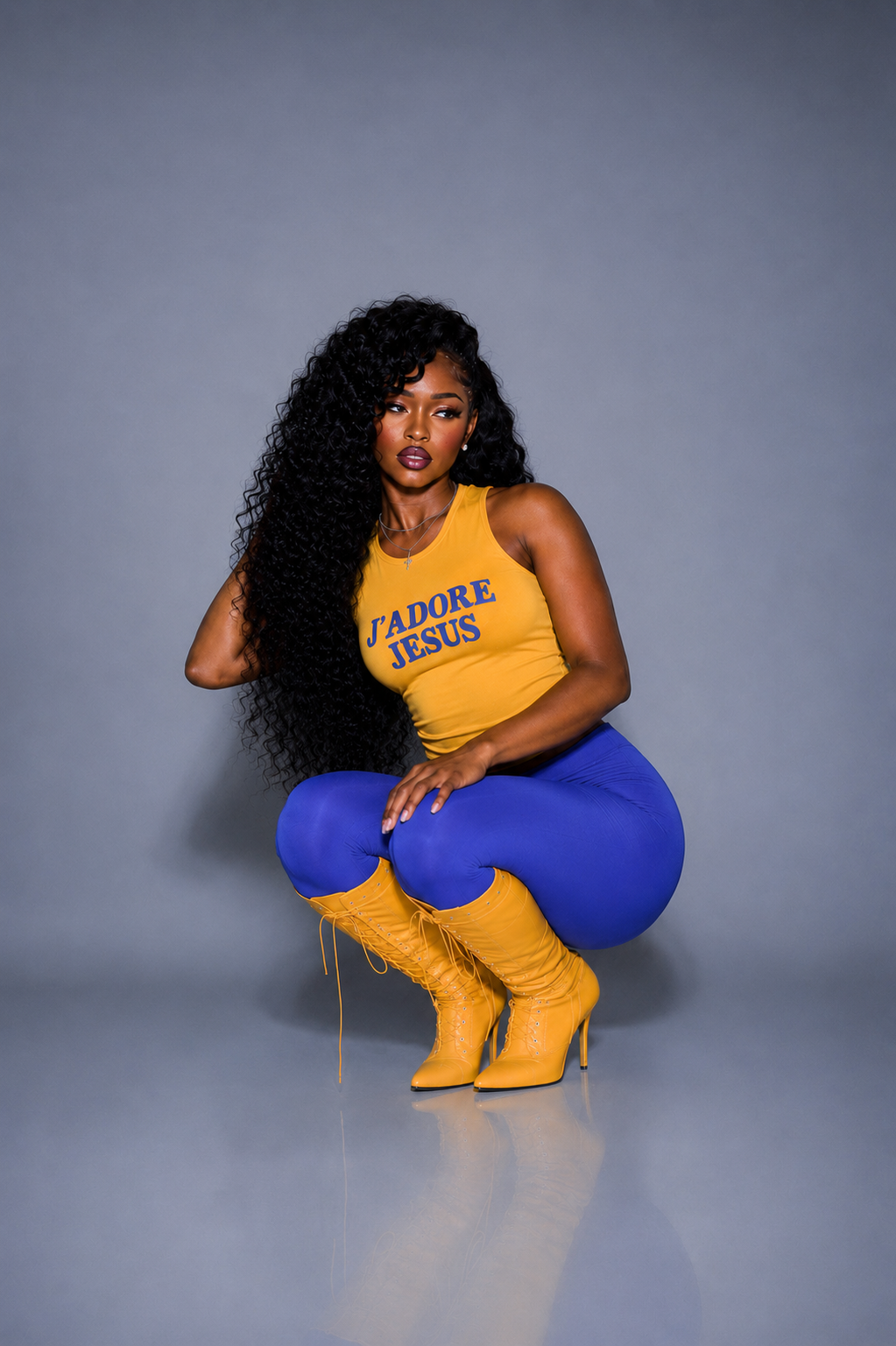 J'adore Jesus "Lemon Drop" Tank