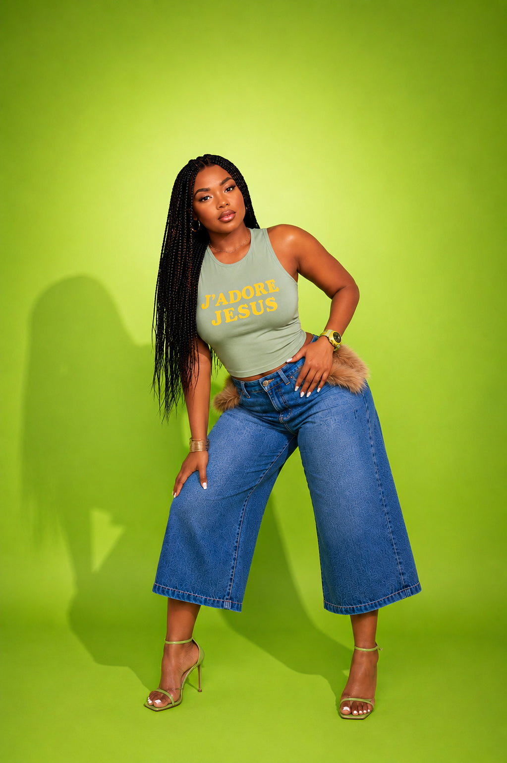 J'adore Jesus "Matcha" Tank